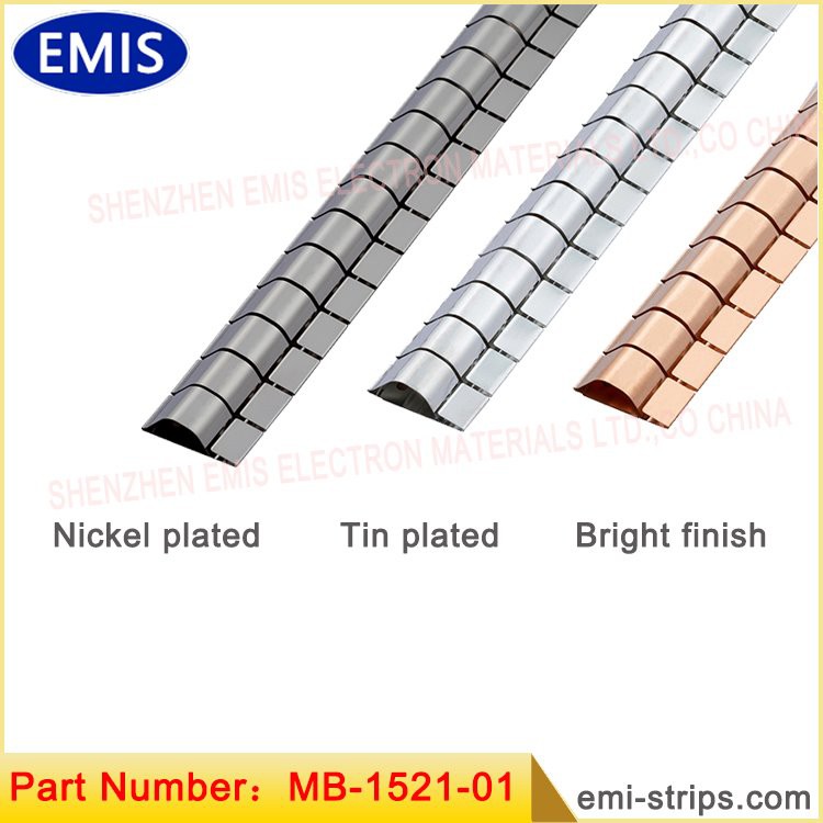 Forniklet beryllium kobber fingerstrimler