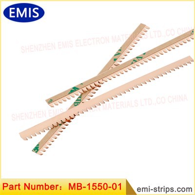 EMI-strips med smalle kanter